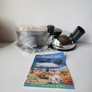 Culinare Rocket Chef BDA05056 Grating Slicing Chopping Whipping & More NIB